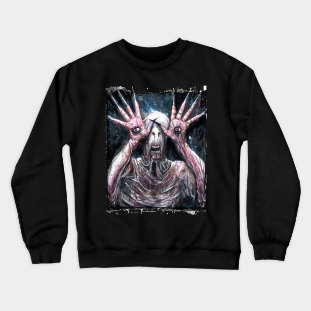 Creeper Man Crewneck Sweatshirt by Gus Fink studios